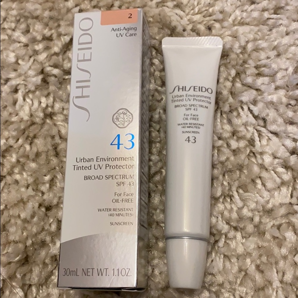 Brand New Shiseido SPF 43 Tinted UV Protector